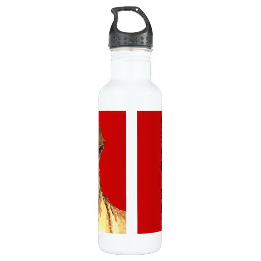 Shar-Pei-kleurenblok Waterfles (Achterkant)