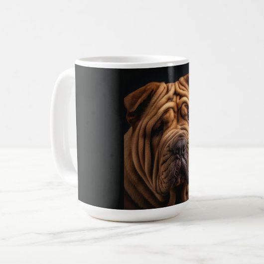 Shar-Pei Koffiemok (Voorkant links)