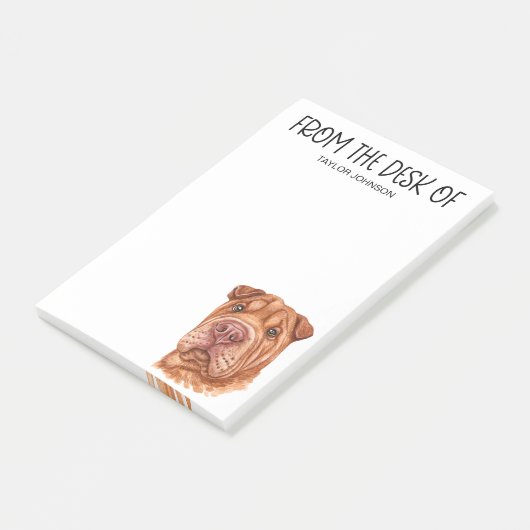 Shar Pei Liefhebber Post-it® Notes (Schuin)