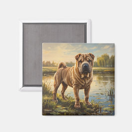Shar Pei Magneet