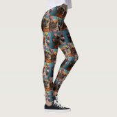 Shar Pei met Hartrozen Valentijnsdag Leggings (Rechts)