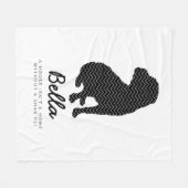 Shar Pei Personalized Fleece Deken (Voorkant (Horizontaal))