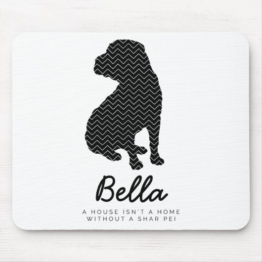 Shar Pei Personalized Muismat (Voorkant)