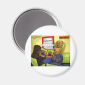 Shar-Pei Plastic chirurgery Funny T - shirts Mokke Magneet (Voorkant / Achterkant)