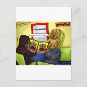 Shar-Pei plastische chirurgie grappige T-shirts mo Briefkaart