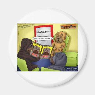 Shar-Pei plastische chirurgie grappige T-shirts mo Magneet