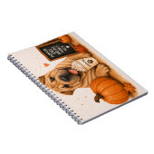 Shar Pei Pompoen Specerij Notitieboek (Rechterzijde)