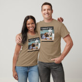 Shar Pei probeert op het werk T-Shirt positief te  (Unisex)