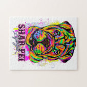 Shar Pei Puppy Dog Lifestyle Legpuzzel (Horizontaal)