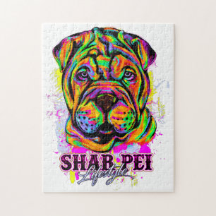 Shar Pei Puppy Dog Lifestyle Legpuzzel