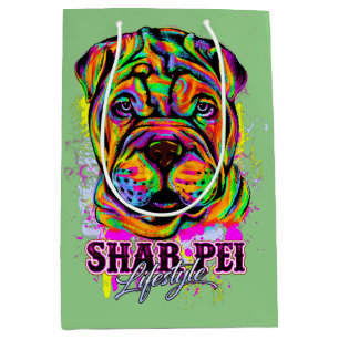 Shar Pei Puppy Dog Lifestyle Medium Cadeauzakje