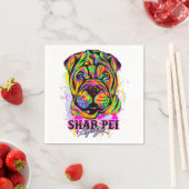 Shar Pei Puppy Dog Lifestyle Servet (Insitu)
