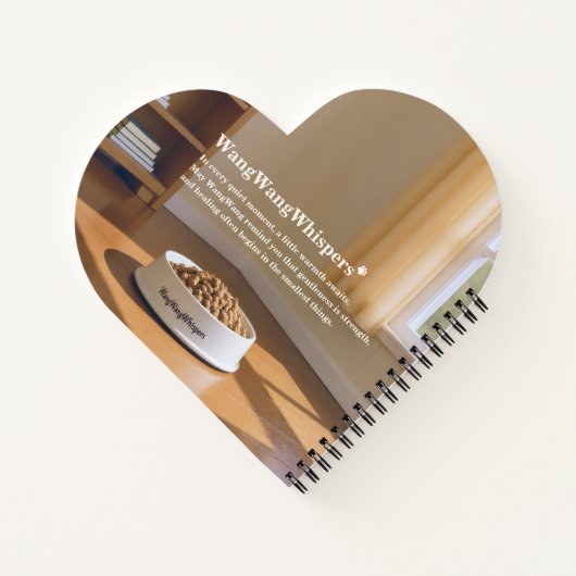 Shar Pei Puppy - Soft Serenity by WangWang Notitieboek (Achterkant)