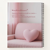 Shar Pei Puppy – Sweet Embrace by WangWang Notitieboek (Achterkant)