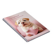 Shar Pei Puppy – Sweet Embrace by WangWang Notitieboek (Rechterzijde)