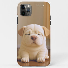 Shar Pei Puppy - Zachte Sereniteit door WangWang Case-Mate iPhone Case