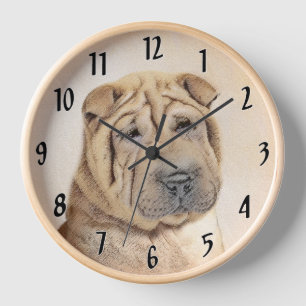 Shar Pei Schilderij - Mooie Originele Honden Kunst