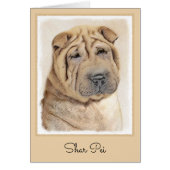 Shar Pei-schildering - Cute Original Dog Art (Voorkant)