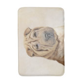 Shar Pei-schildering - Cute Original Dog Art Badmat (Voorkant Verticaal)