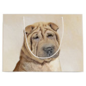 Shar Pei-schildering - Cute Original Dog Art Groot Cadeauzakje (Voorkant)