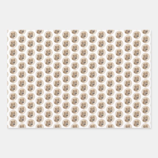 Shar Pei-schildering - Cute Original Dog Art Inpakpapier Vel (Voorkant 2)