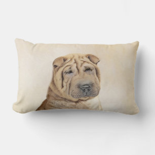 Shar Pei-schildering - Cute Original Dog Art Kussen