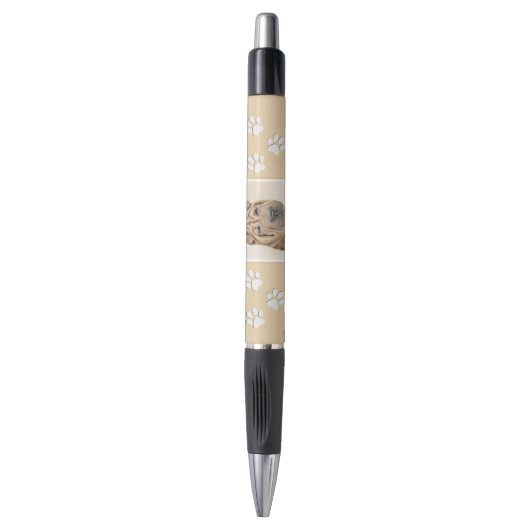 Shar Pei-schildering - Cute Original Dog Art Pen (Voorkant Verticaal)