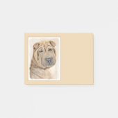 Shar Pei-schildering - Cute Original Dog Art Post-it® Notes (Voorkant)