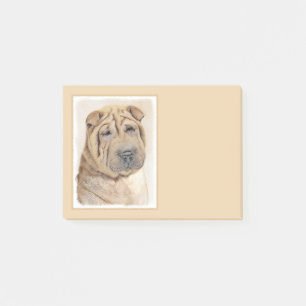 Shar Pei-schildering - Cute Original Dog Art Post-it® Notes