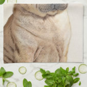 Shar Pei-schildering - Cute Original Dog Art Theedoek (Gevouwen)