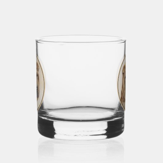Shar Pei-schildering - Cute Original Dog Art Whisky Glas (Rechts)