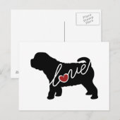 Shar Pei (Sharpei) Briefkaart (Voorkant / Achterkant)