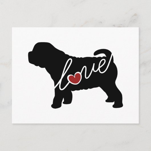Shar Pei (Sharpei) Briefkaart (Voorkant)
