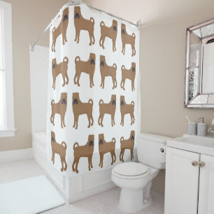 Shar-Pei Shower Curtain Douchegordijn