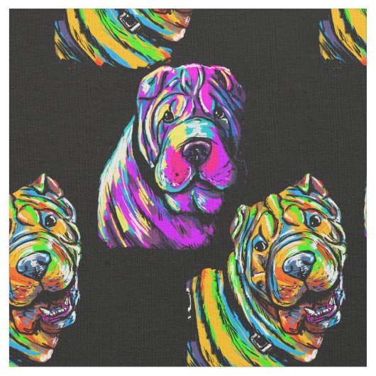 Shar pei stof (Close Up)