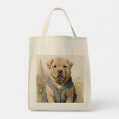 Shar-Pei Tote Bag (Achterkant)