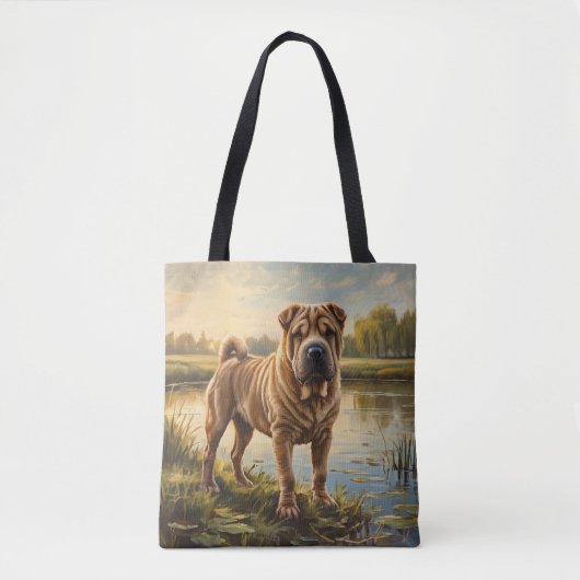 Shar Pei Tote Bag (Voorkant)
