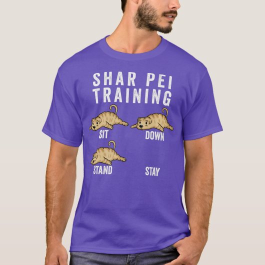 Shar Pei Training Dog Premium T-shirt (Voorkant)