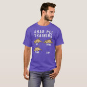 Shar Pei Training Dog Premium T-shirt (Voorkant volledig)