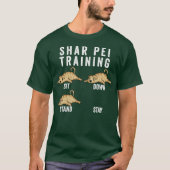 Shar Pei Training Dog T-shirt (Voorkant)