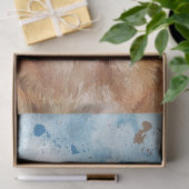 Shar Pei Waterverf schilderij Decoupage Tissuepapier (Geschenk)