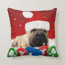 Shar Pei Winter Polyester Sierkussen 16 x 16 inch