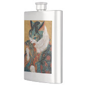 Sharaku stijl Ukiyo-e Kabuki kat Flacon (Links)