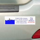 Sharc Act-bumpersticker Bumpersticker (Op auto)
