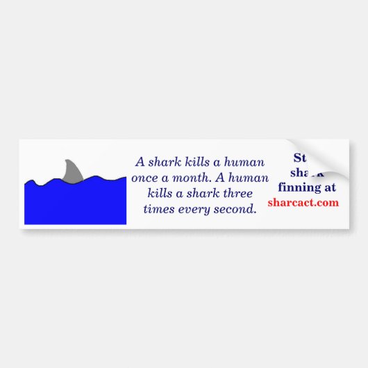 Sharc Act-bumpersticker Bumpersticker (Voorkant)