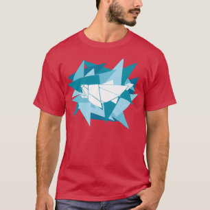 Shards Origami Dunkleosteus T-shirt
