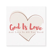 Share Gods Love Gospel Tract Calling Card