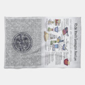 Share Love Serve Lasagna Lasagna Recipe Tea Towel Theedoek (Horizontaal)