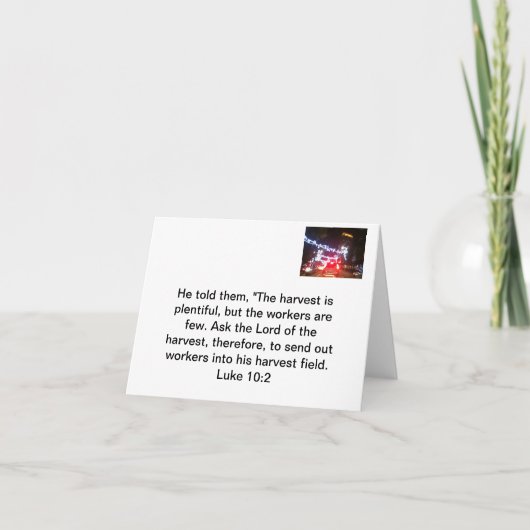 Share the gospel. feestdagen kaart (Voorkant)