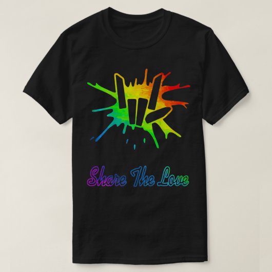 Share the Love for Boys and Girls  T-shirt (Design voorkant)